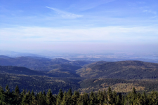 Widok na górskie doliny